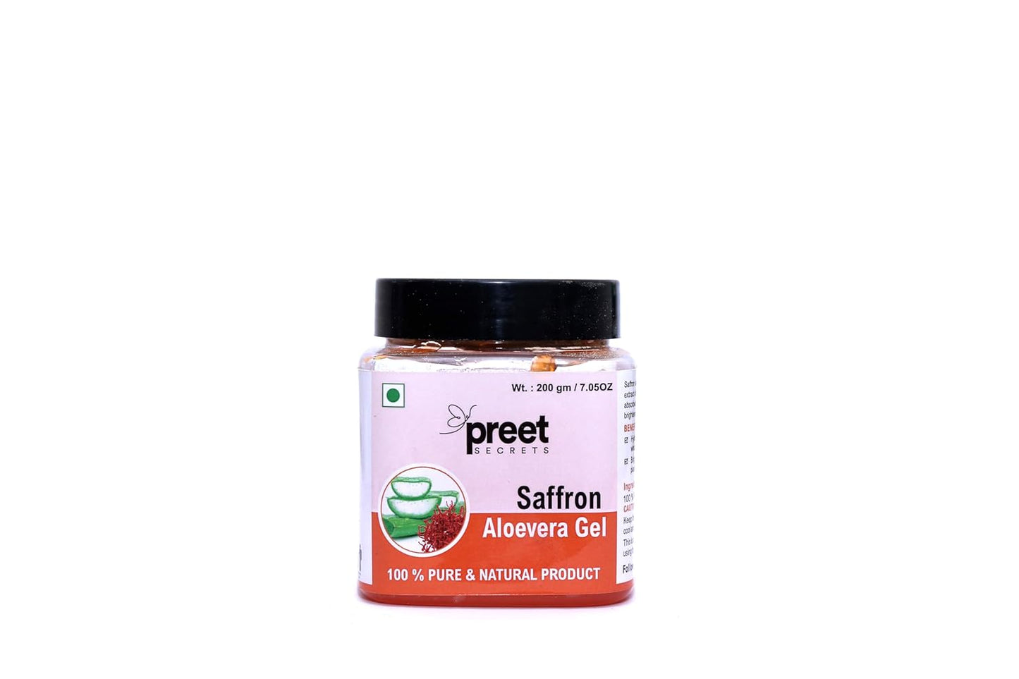 Saffron Aloe Vera Gel