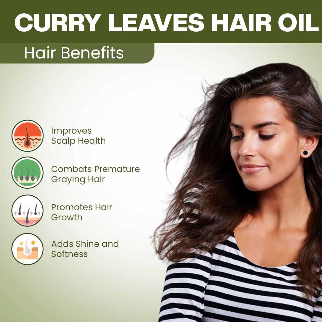 Curry Leaf Hair Oil for Strong, Shiny Hair | Preet Secrets