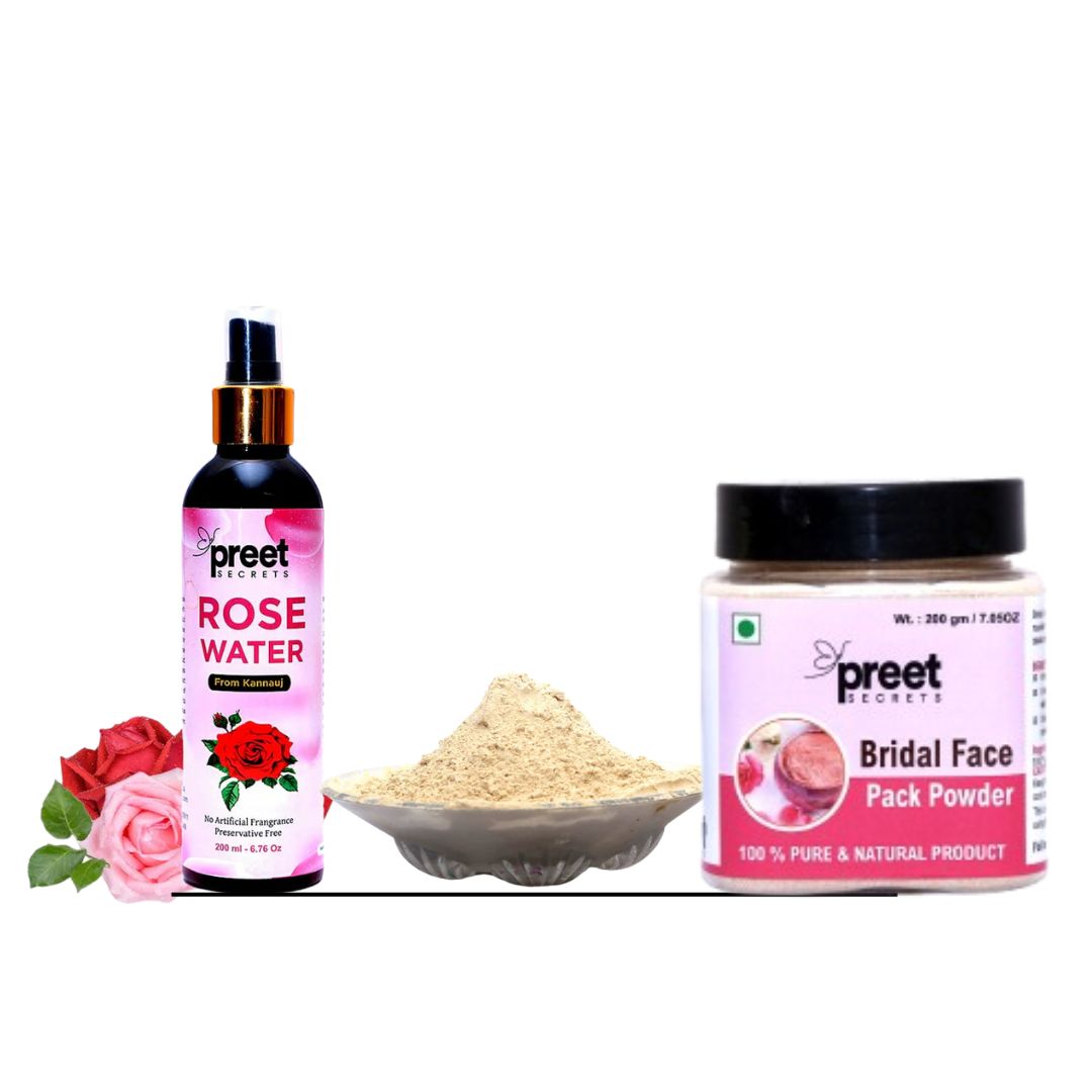 Bridal Facepack & Gulab Jal Rose Water