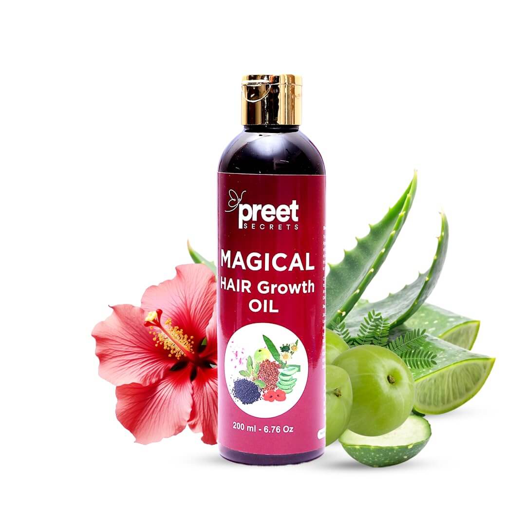 Magical hair growth oil