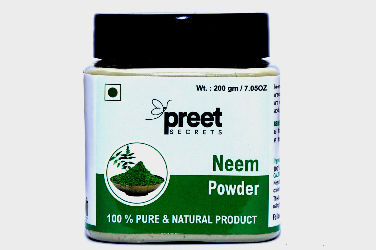 Neem leaves powder