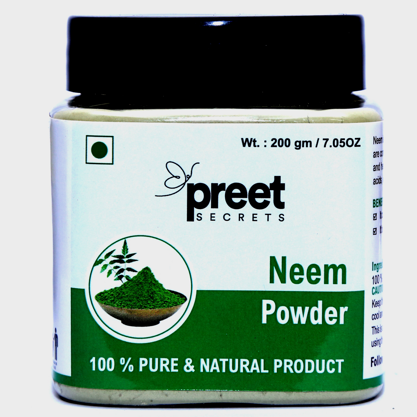 Neem leaves powder